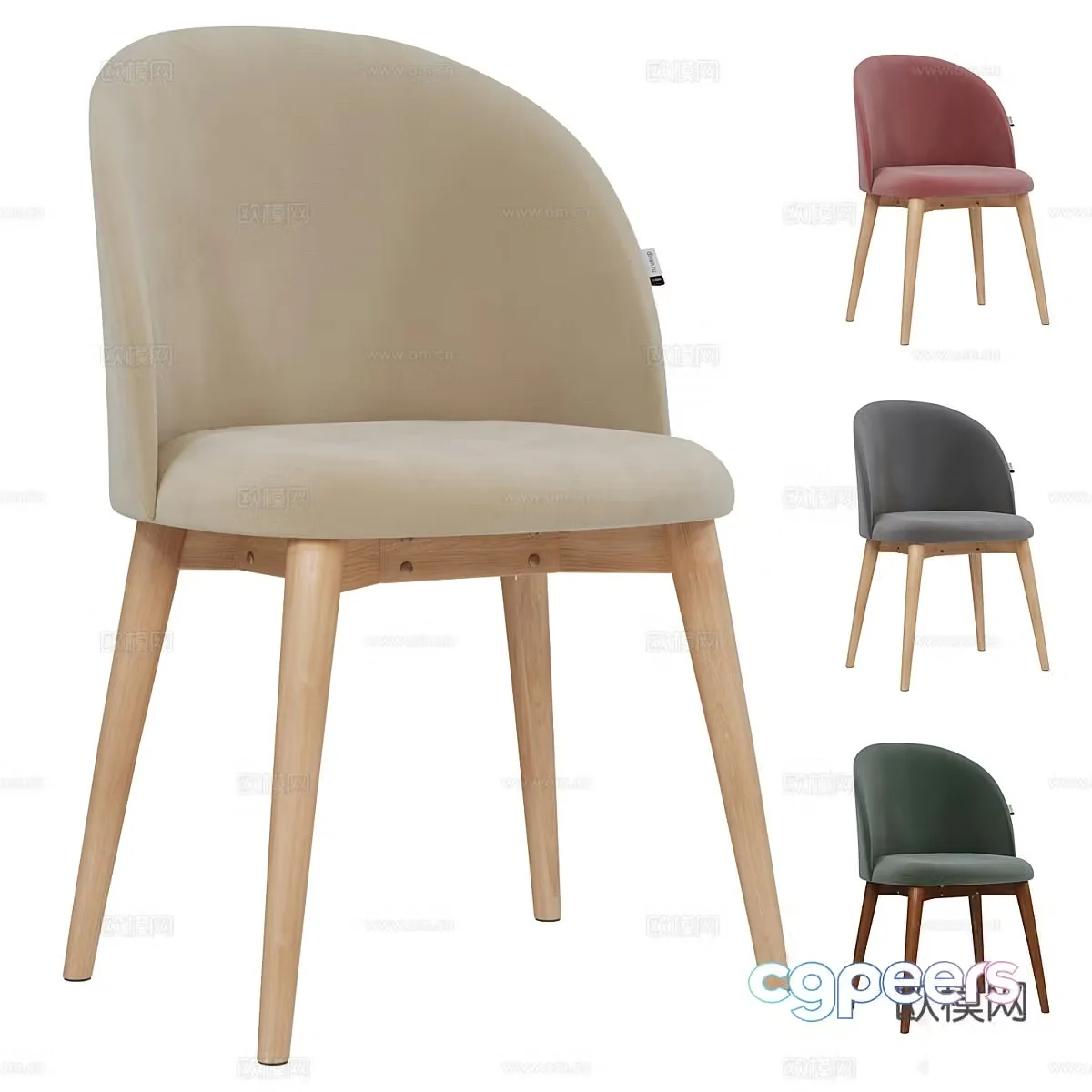 Single chair 3d model
