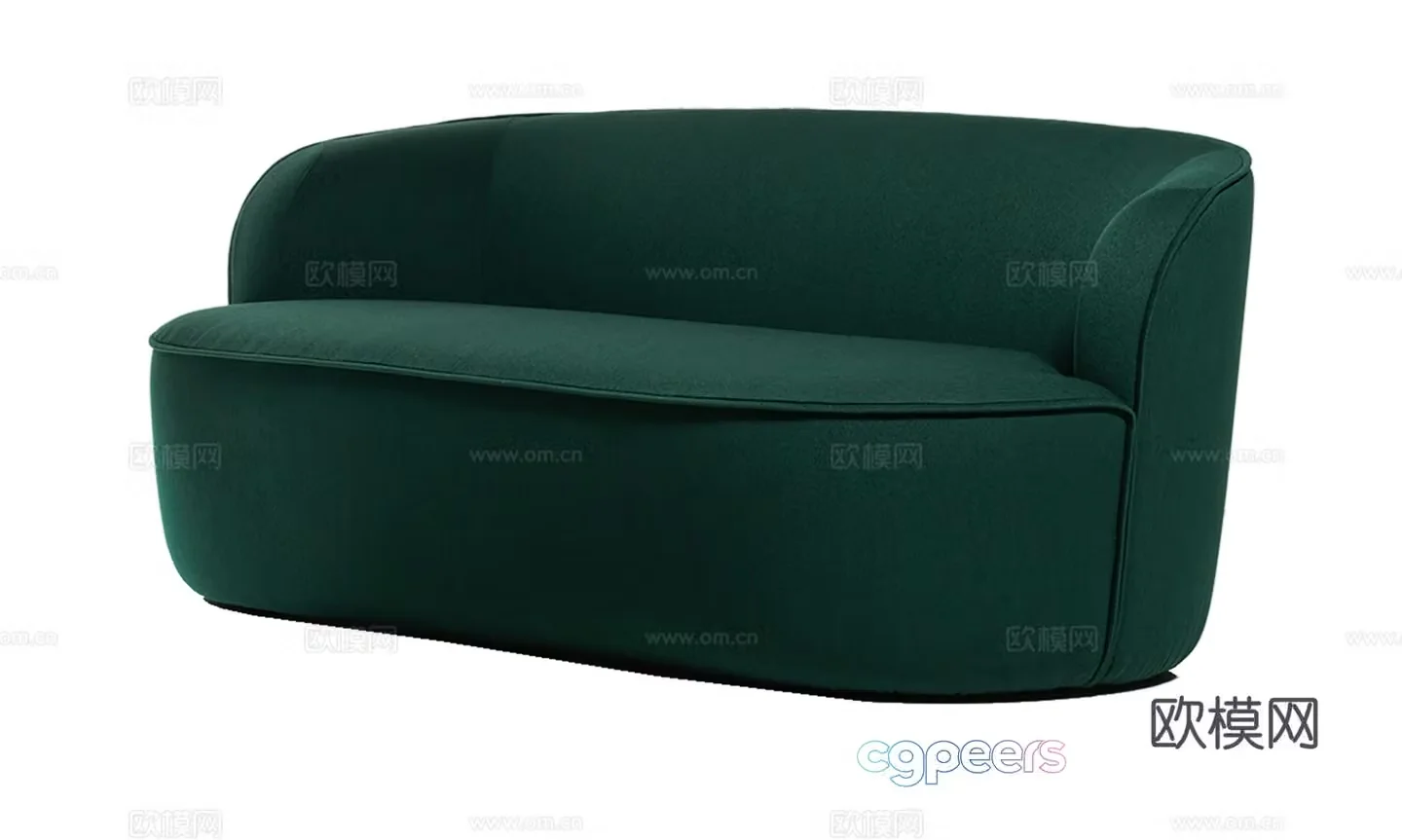 Wittmann Italian multiplayer sofa 3d model