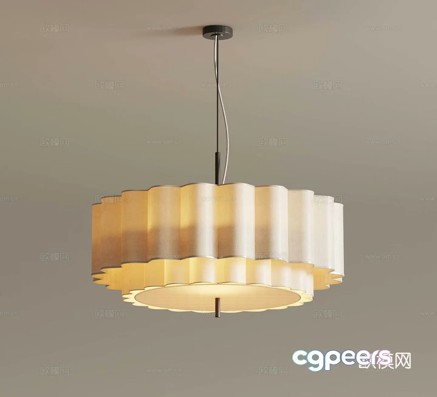 Wasabi Chandelier 3D Model