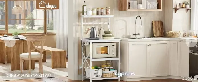 Cozy Kitchen Space 3D Model – 8527 – VRAY Render