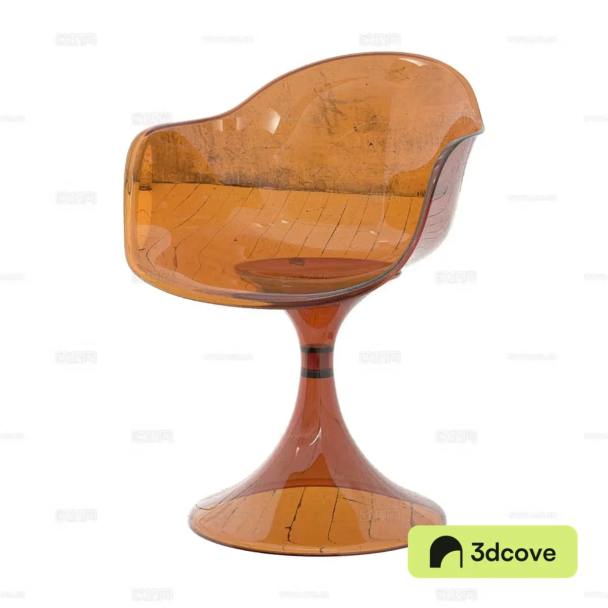 Modern minimalist chair acrylic chair champagne chair