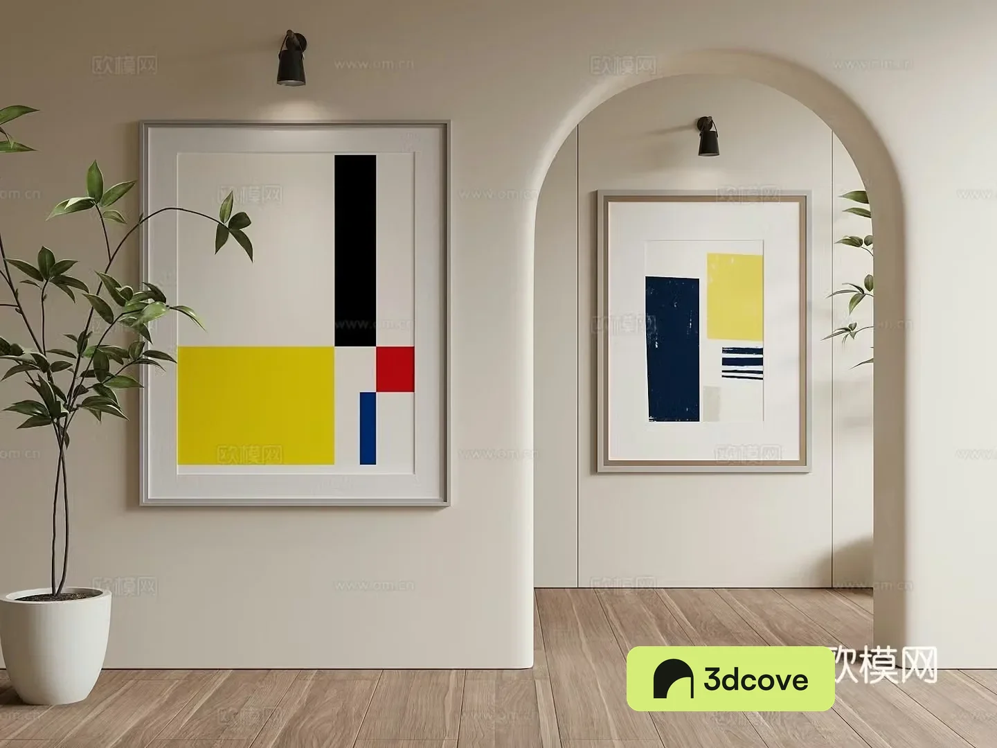 Modern hanging painting decorative painting