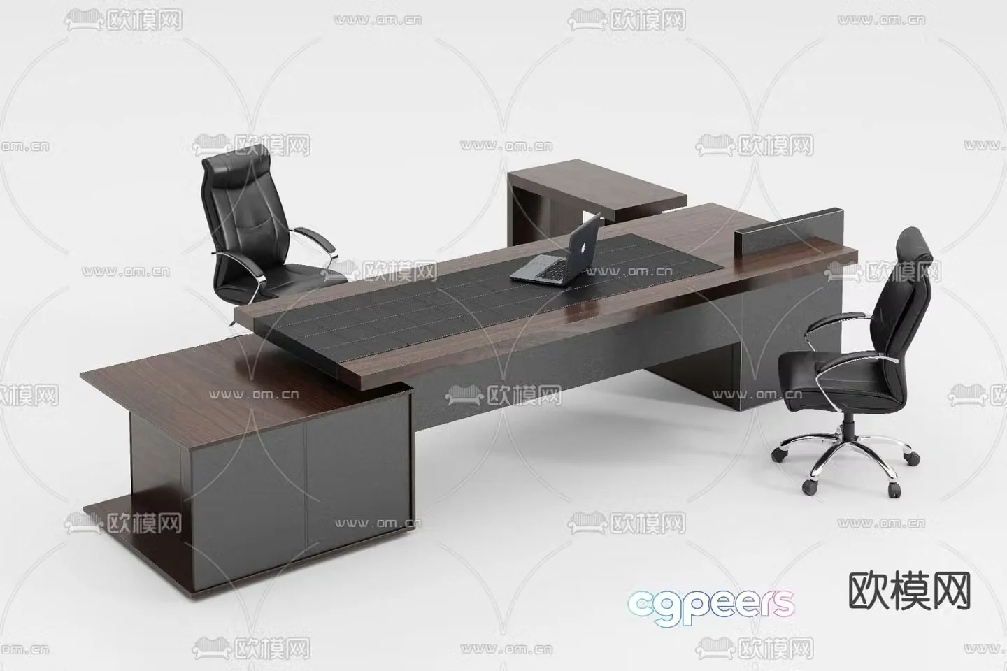 Desk tables and chairs office desks and chairs 3d model