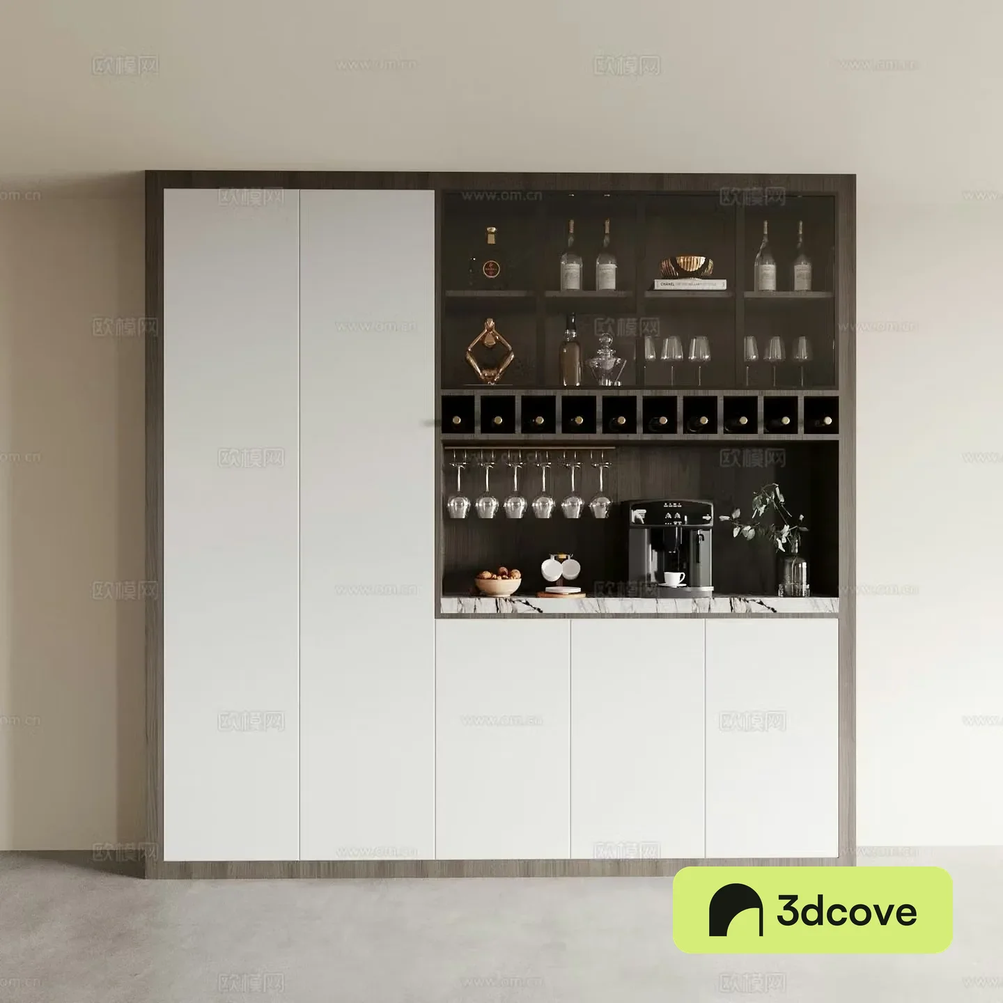Modern wine cabinet