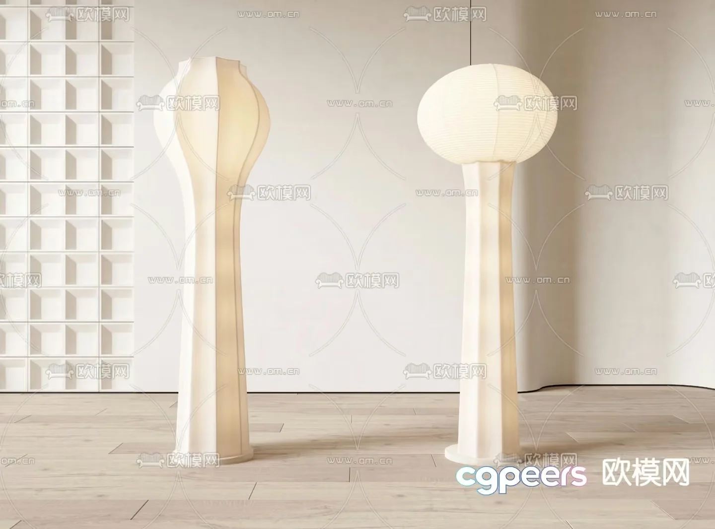Modern Minimalist Lamp 3D Model – 19101 – VRAY Render