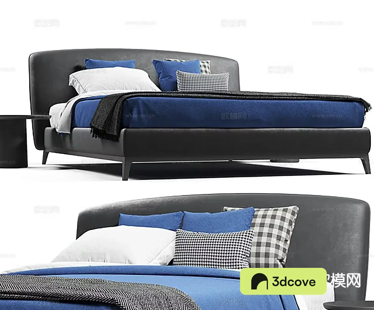 Simple double bed