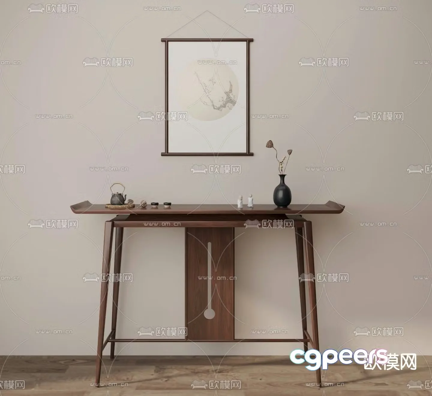 New Chinese-style Duanjingdai 3D model