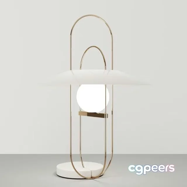 3ds Max Free – Setareh table lamp by Fontana Arte