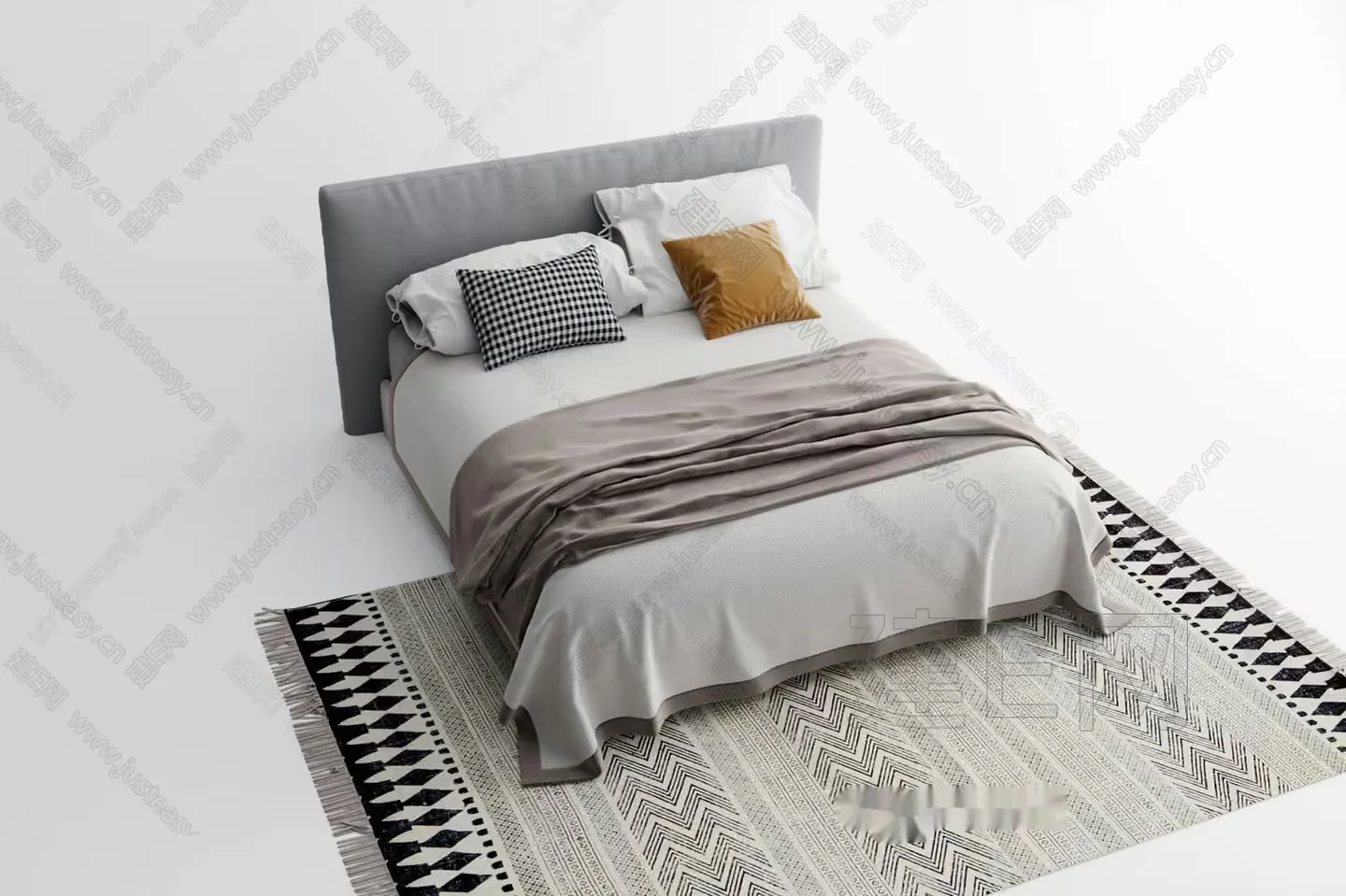 Cozy Bedroom 3D Model – 17661 – VRAY Render