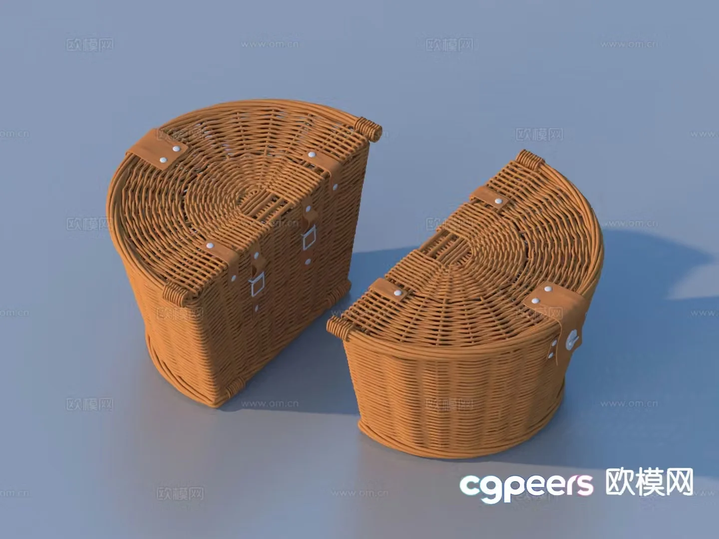 basket bicycle basket 3d model
