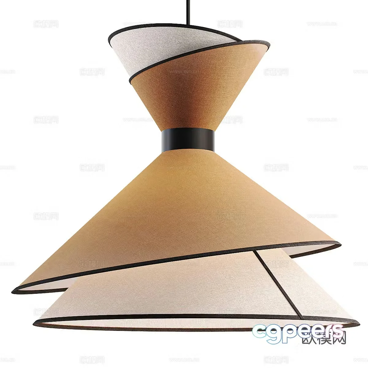KIMONO GRAND chandelier 3d model