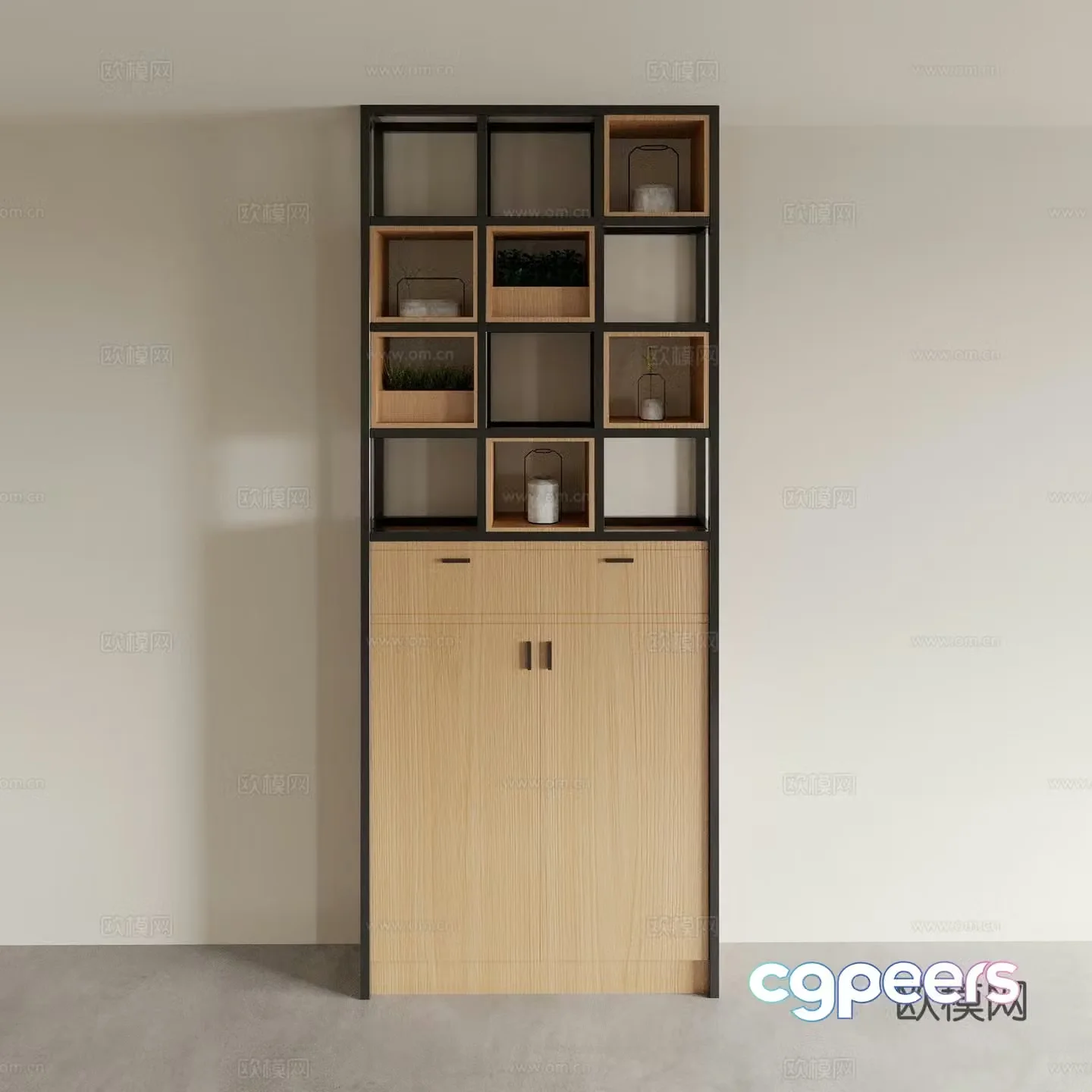 Tea cabinet bookcase display cabinet bookcase decoration cabinet bogus shelves storage cabinet wine cabinet side cabinet 3d model