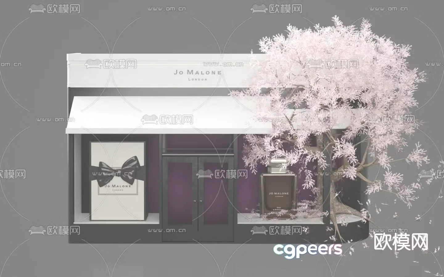 Jomalone perfume store window 3d model