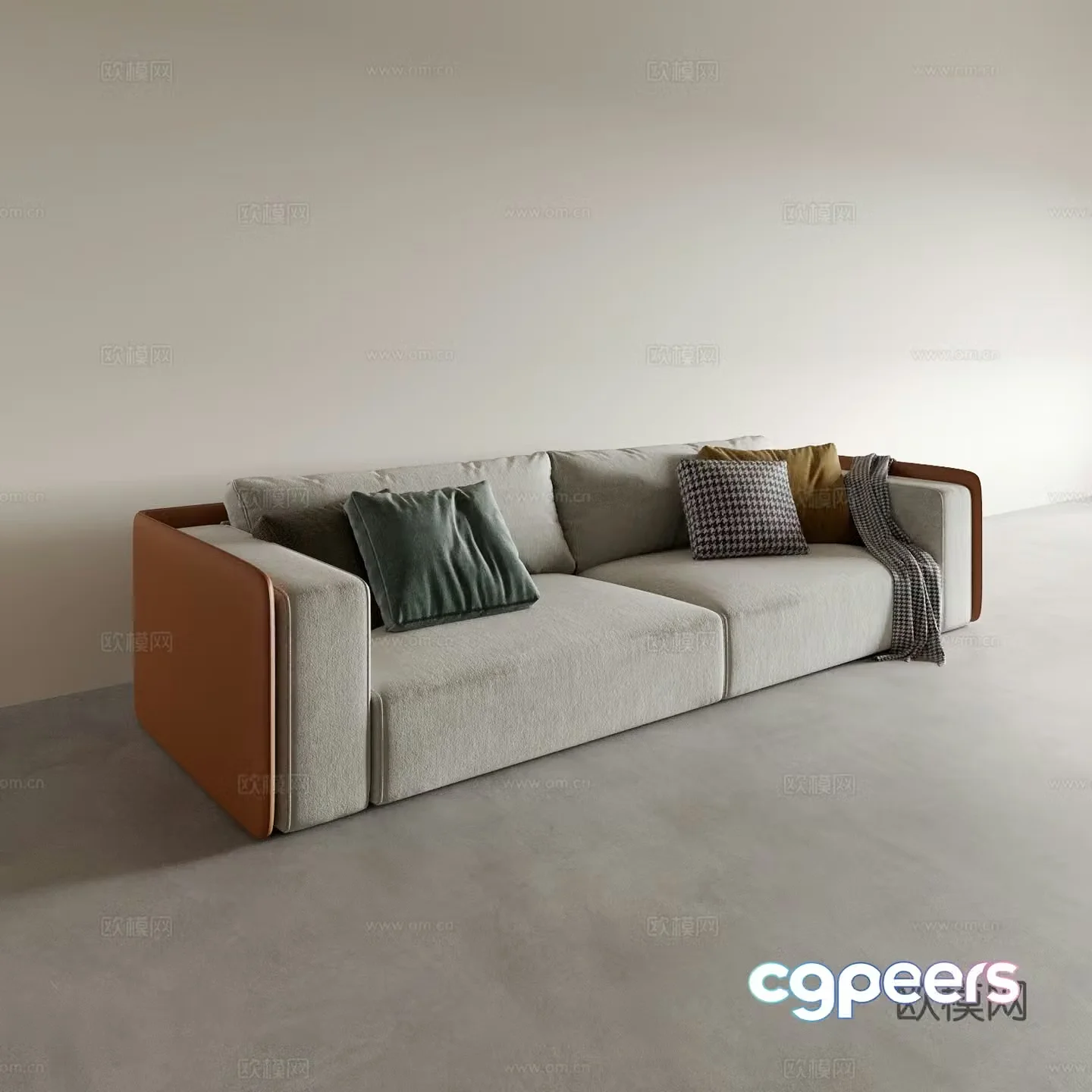 Modern love sofa 3d model