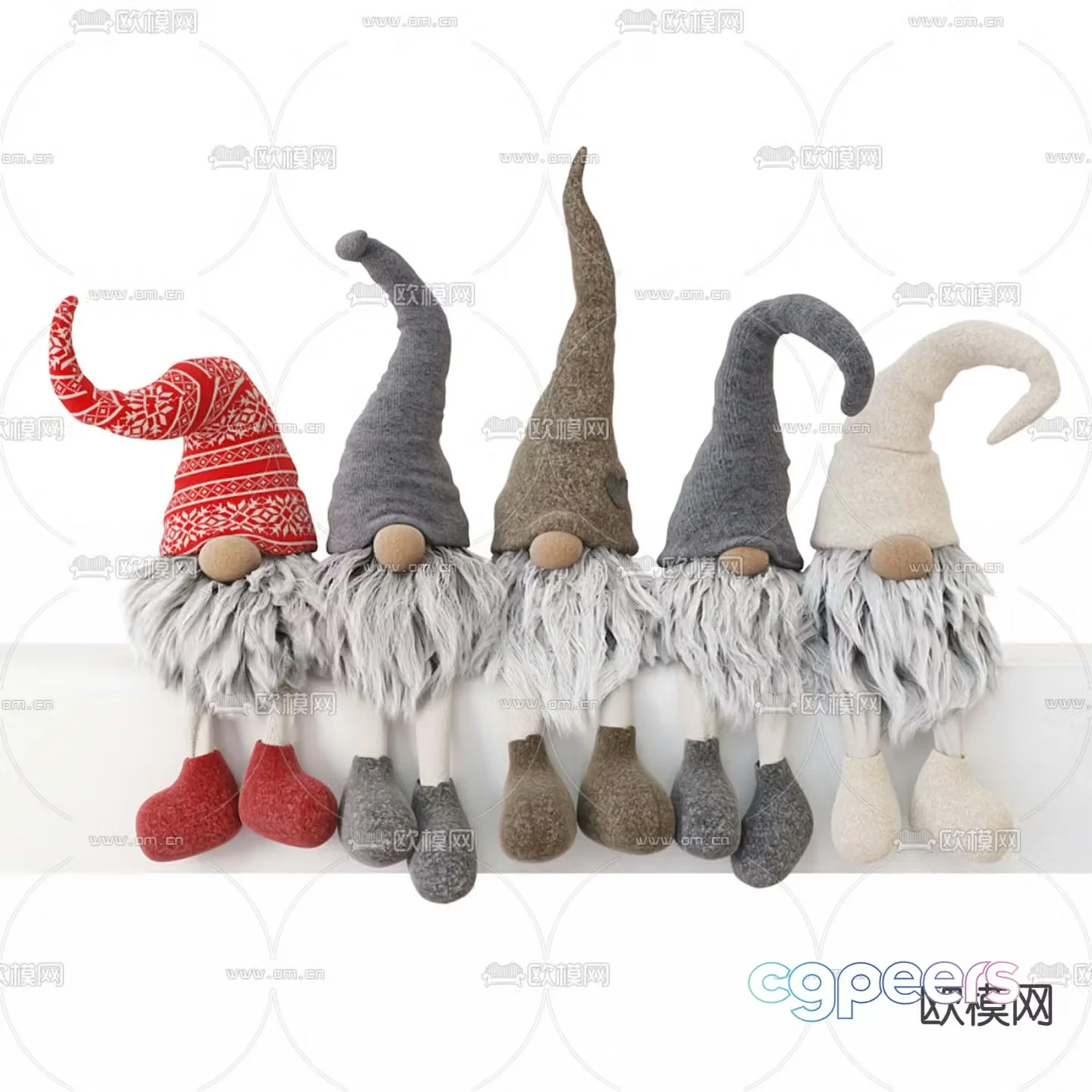 gnome handmade doll toy ragdoll 3d model