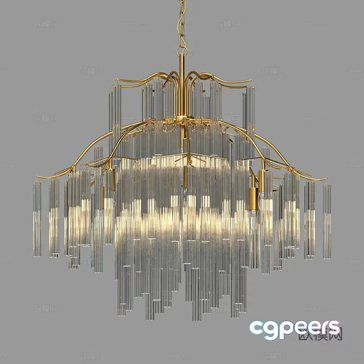 Modern simple light luxury chandeliers chandeliers simple chandeliers dining chandeliers living room chandeliers lamp 3d model