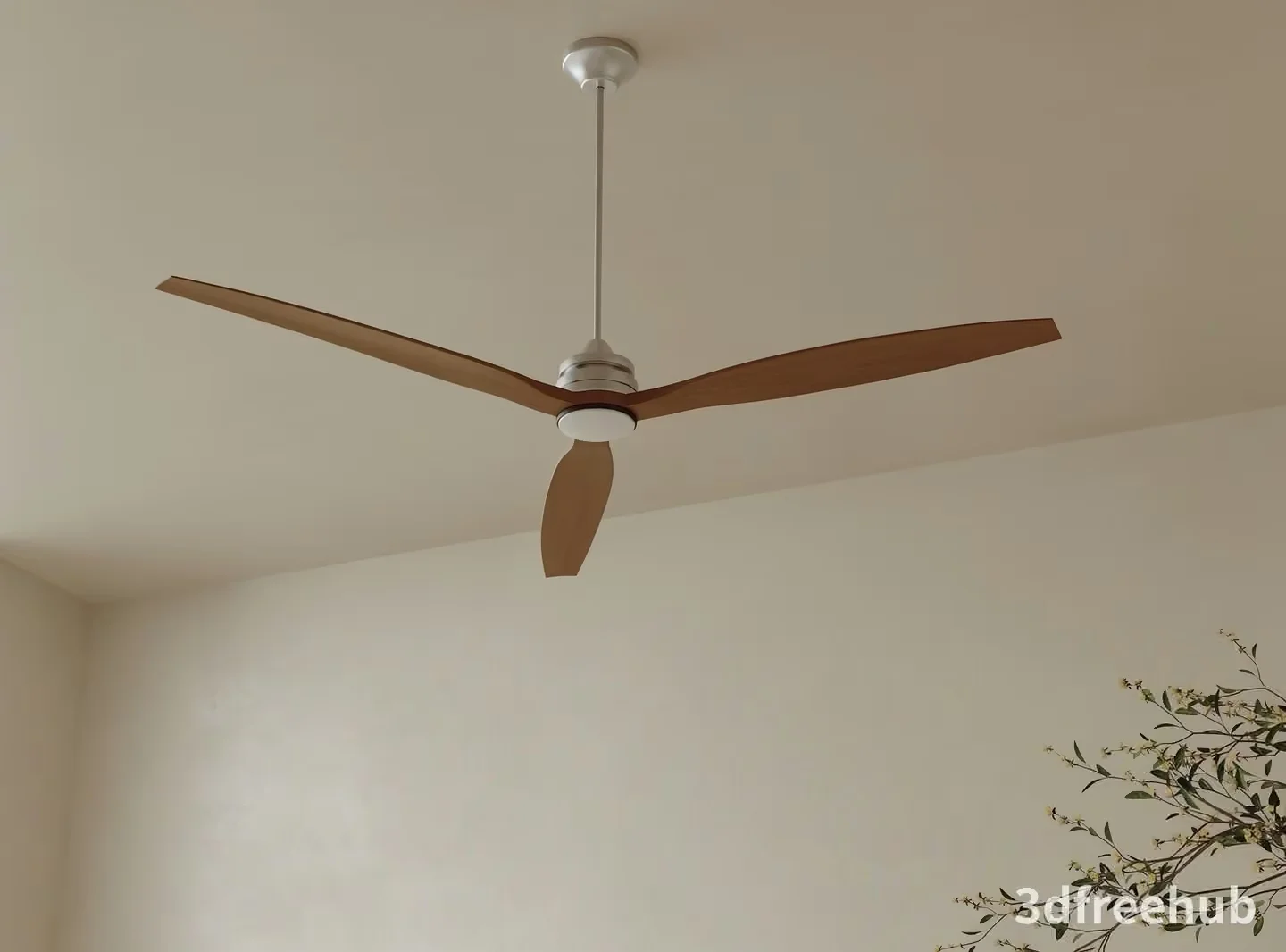 A Ceiling Fan 3D Model – 19169 – VRAY Render