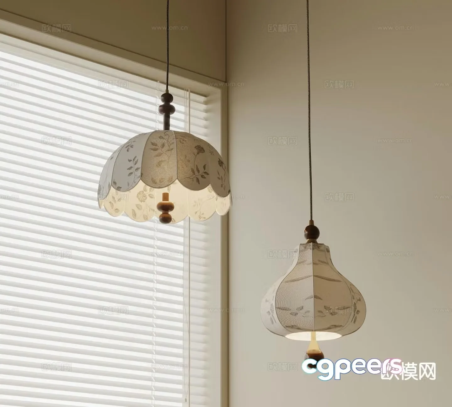 French chandelier 3d model