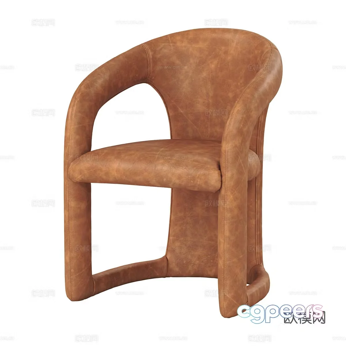 Single sofa leisure sofa 3d model