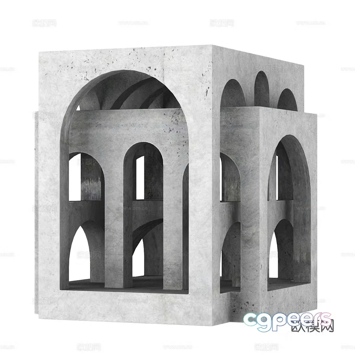 Modern sculpture ornaments 3d model