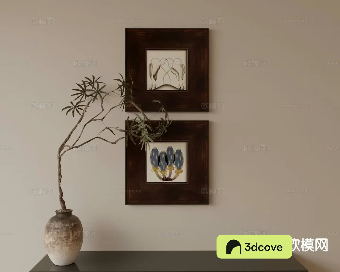 Medieval style hanging painting decorative painting