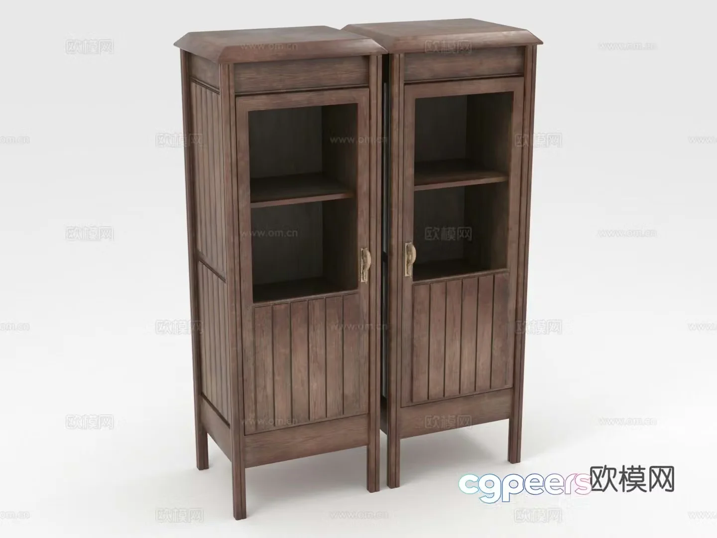 Cabinet Wooden Cabinet Display Cabinet Storage Cabinet 3D Model