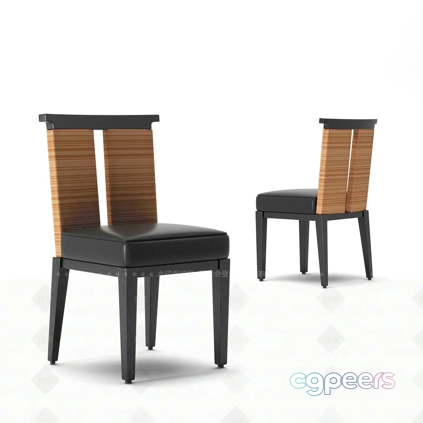 Wooden Dining Chair 3D Model – 4156 – VRAY Render