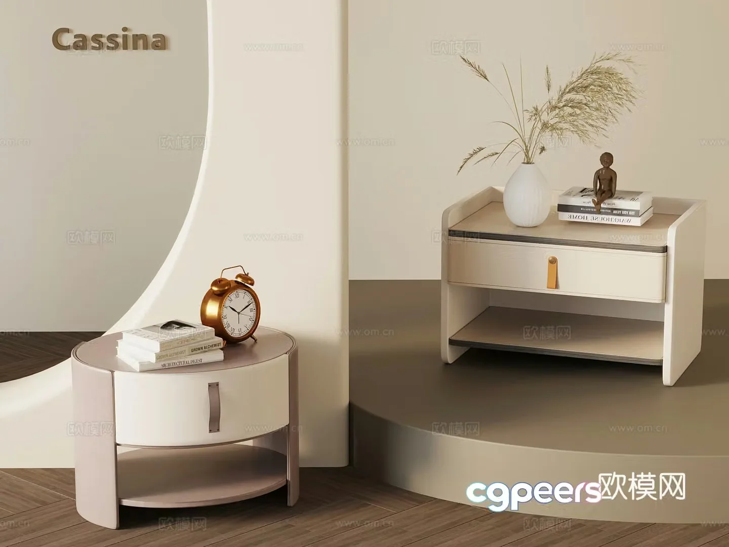 Modern night table 3d model