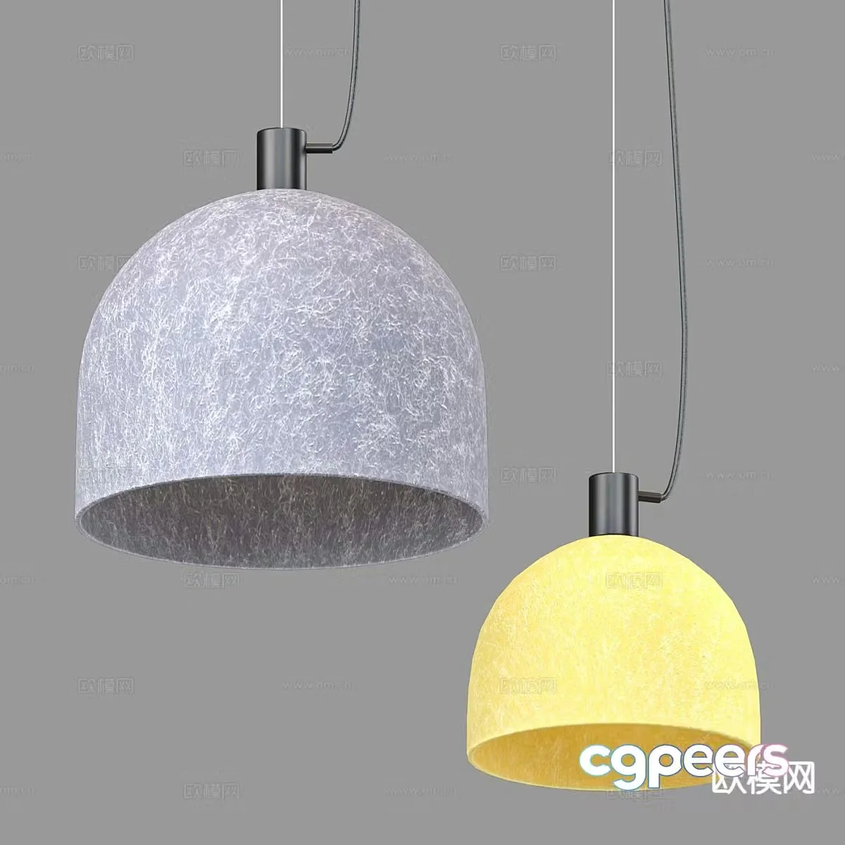 Simple chandelier art chandelier 3d model