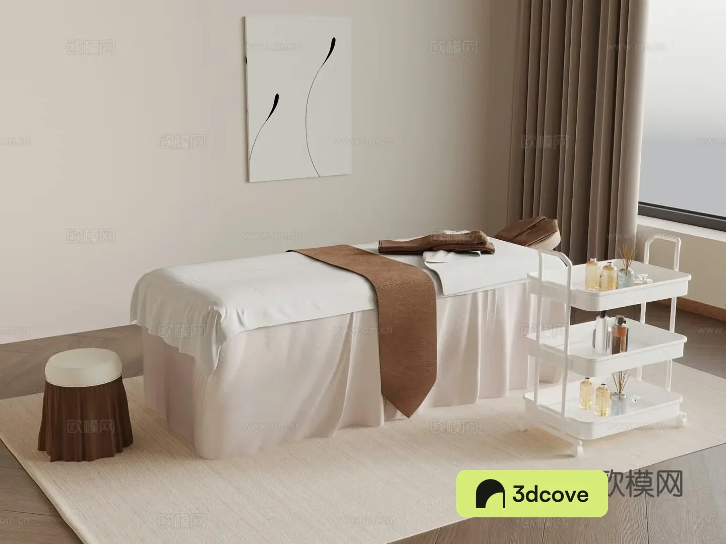Modern massage table beauty supplies