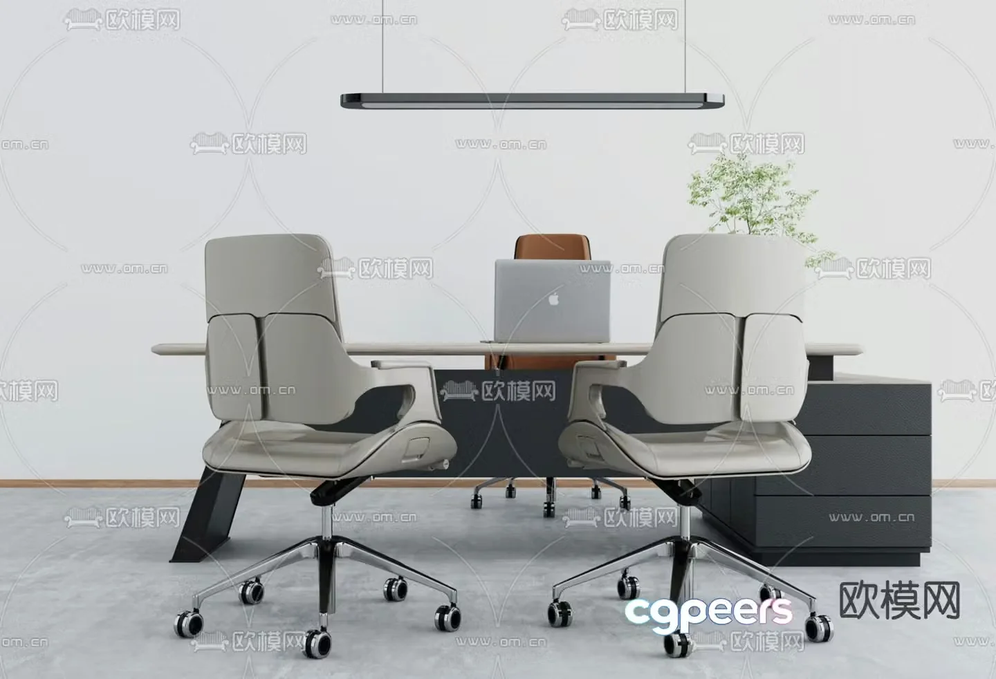 desk desk boss desk 3d model
