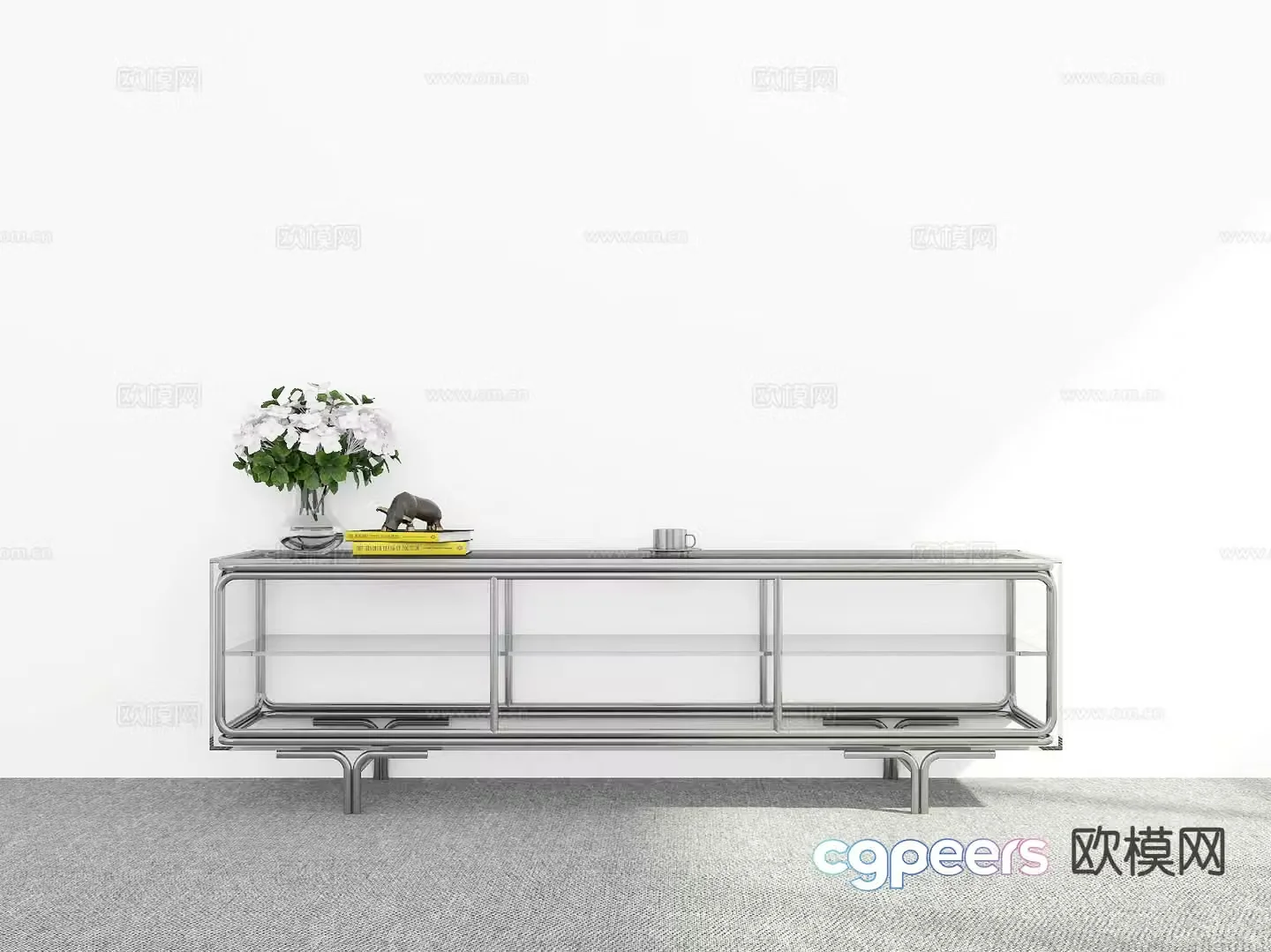 Modern TV cabinet 3d model