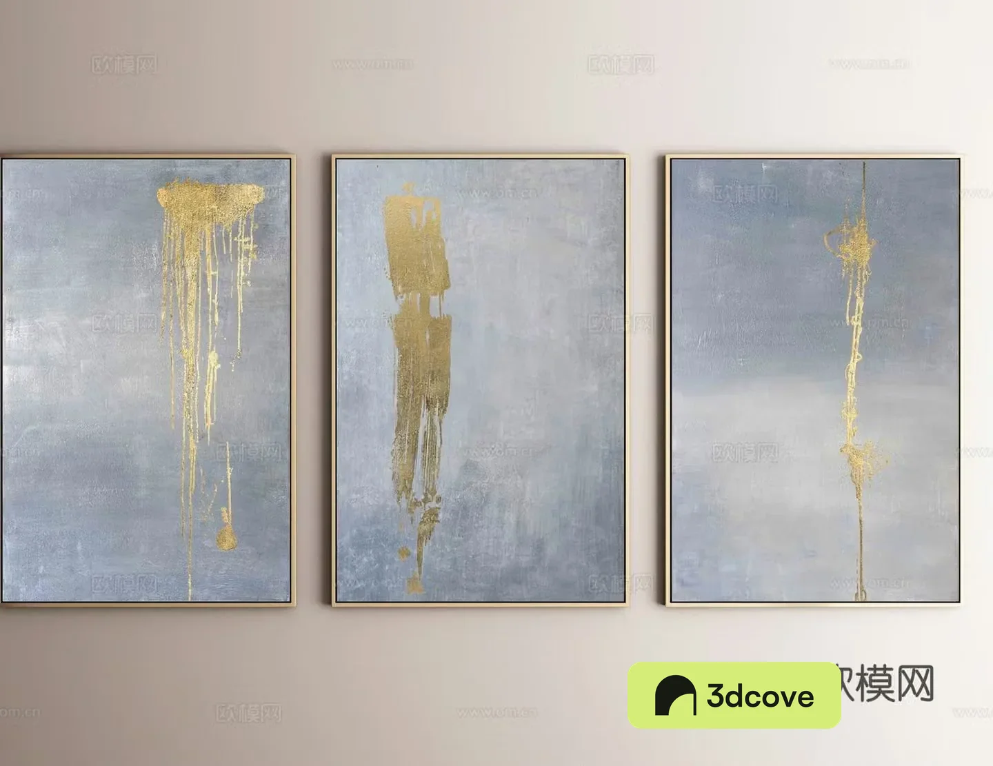 Modern decorative painting texture painting hanging painting