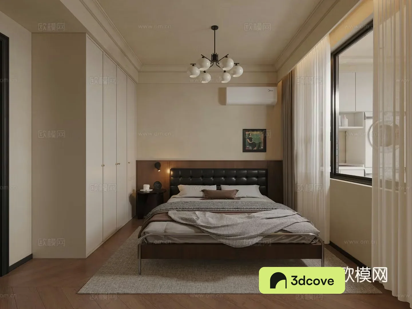 French medieval style bedroom