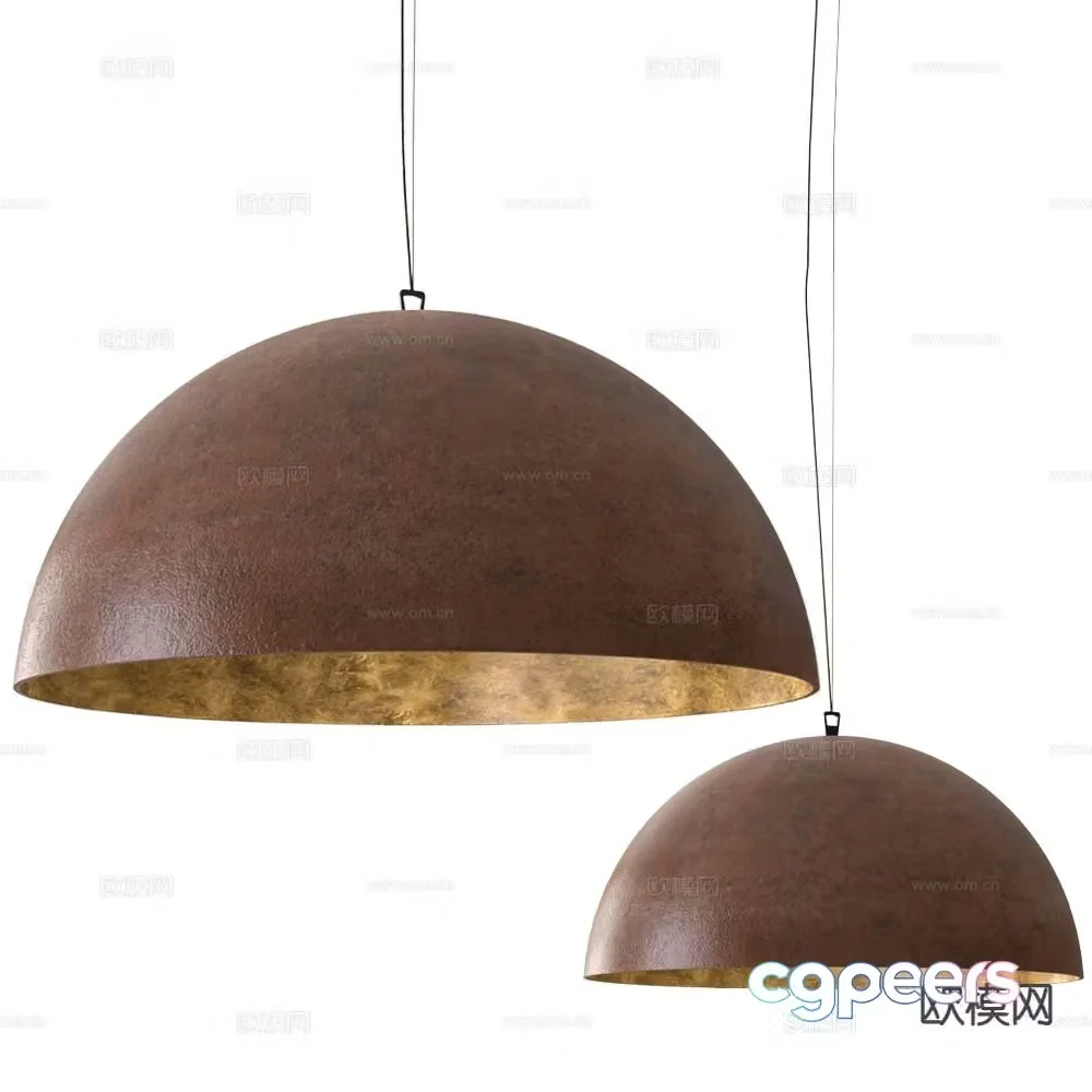 ELITE industrial style chandelier 3d model
