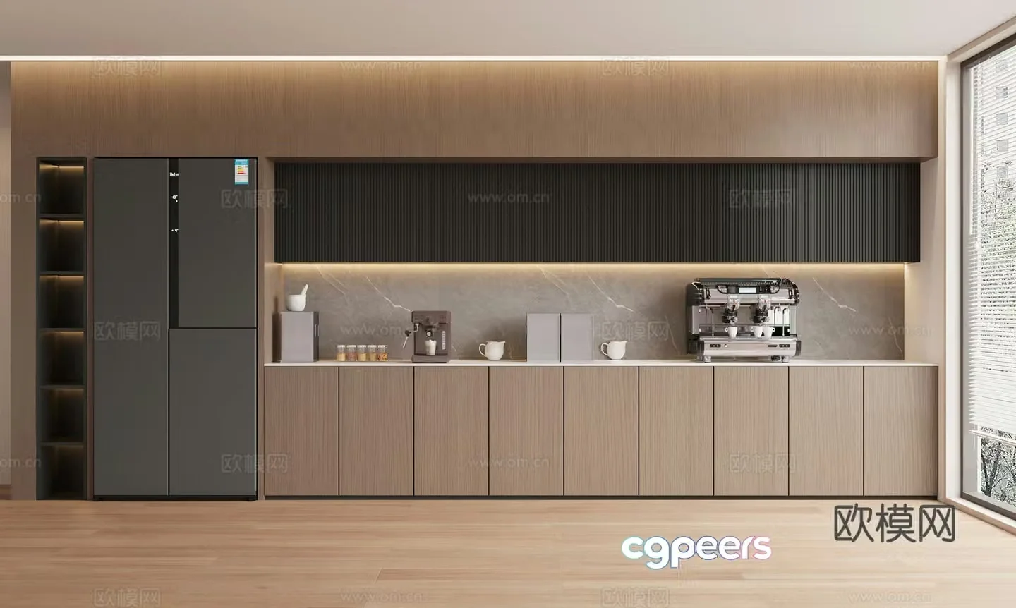 Italian tea cabinet 3D model