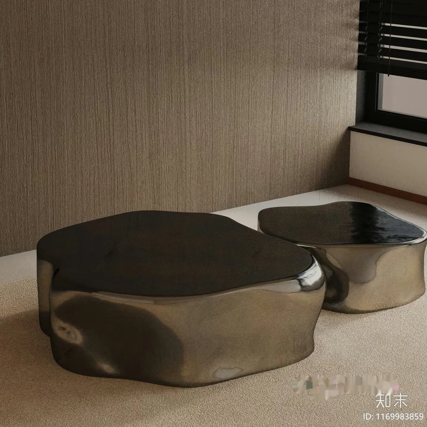 Modern Living Room 3D Model – 11834 – VRAY Render