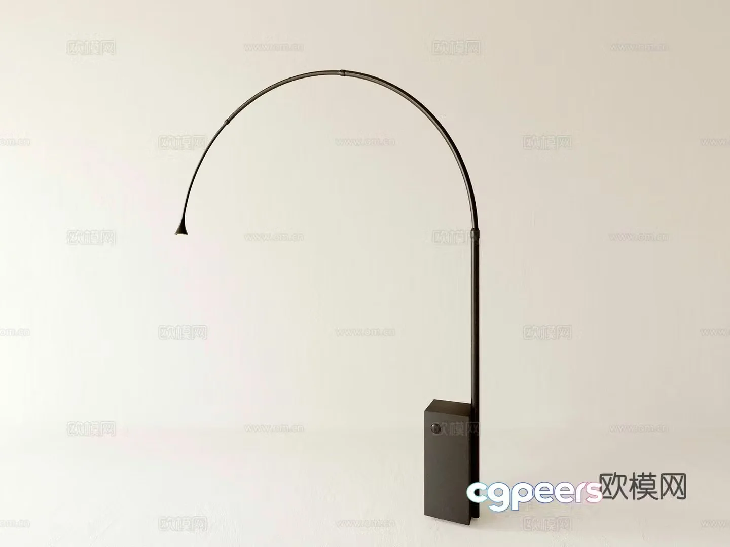 Fishing lamp Floor lamp 3d model