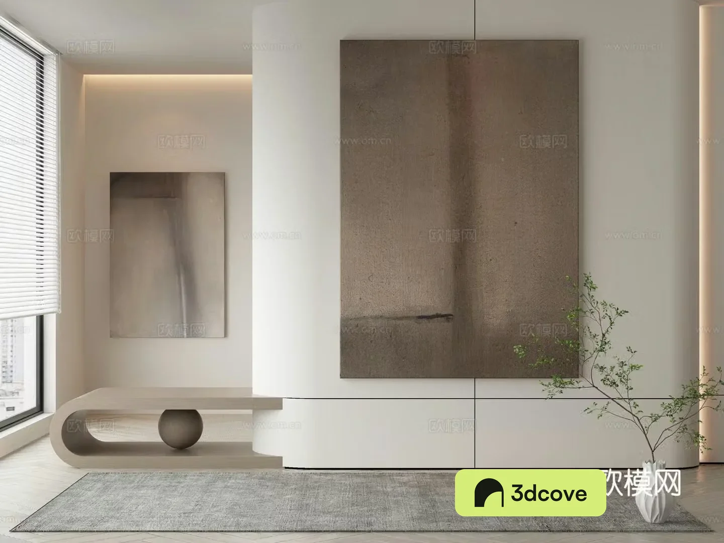 Modern texture painting decorative painting