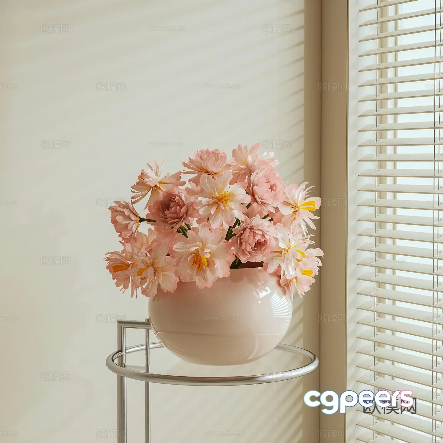 Modern flower 3d model