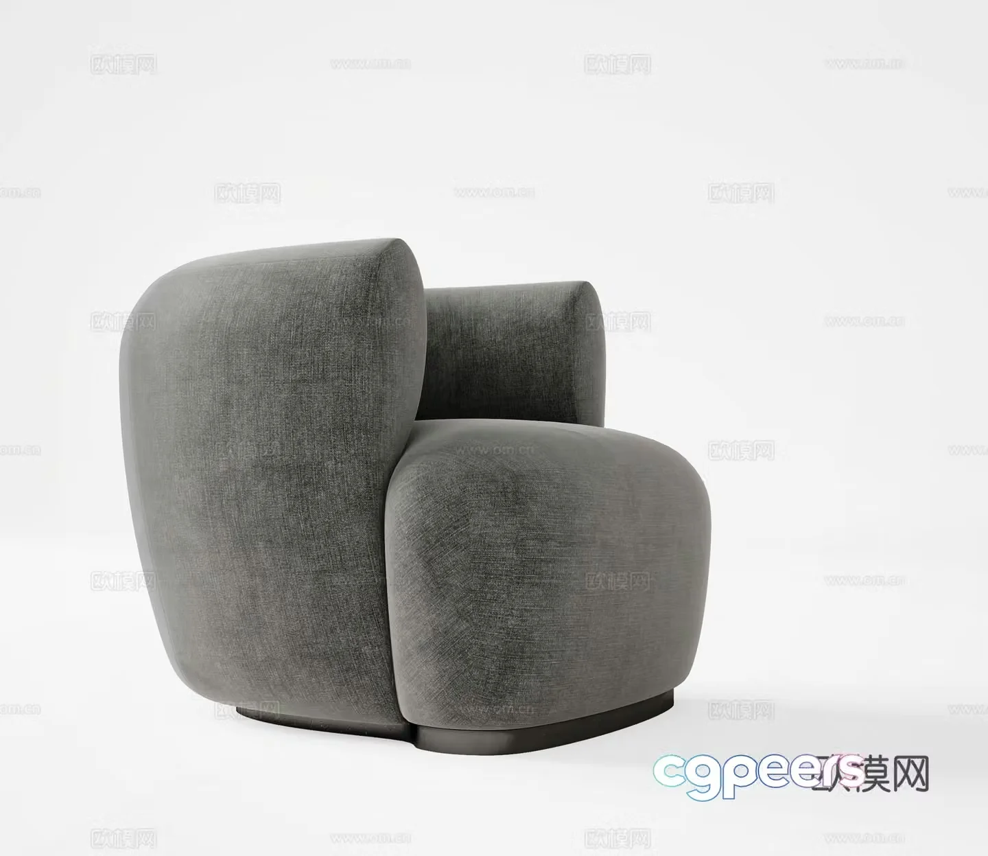 Single sofa 3d model