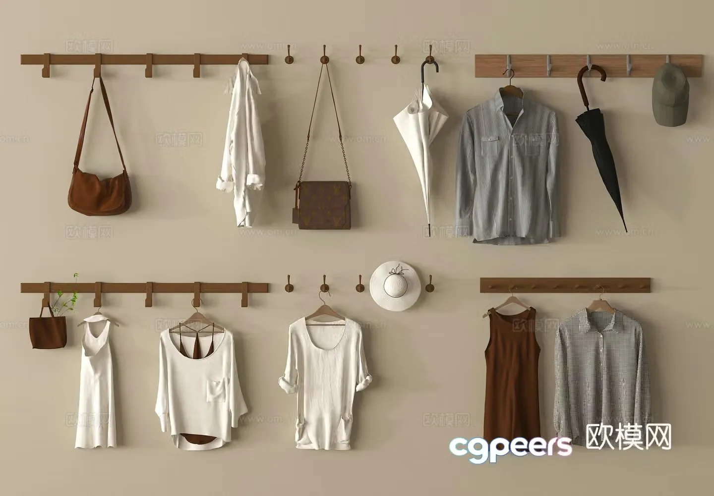 Wall hook Clothes hook 3d model