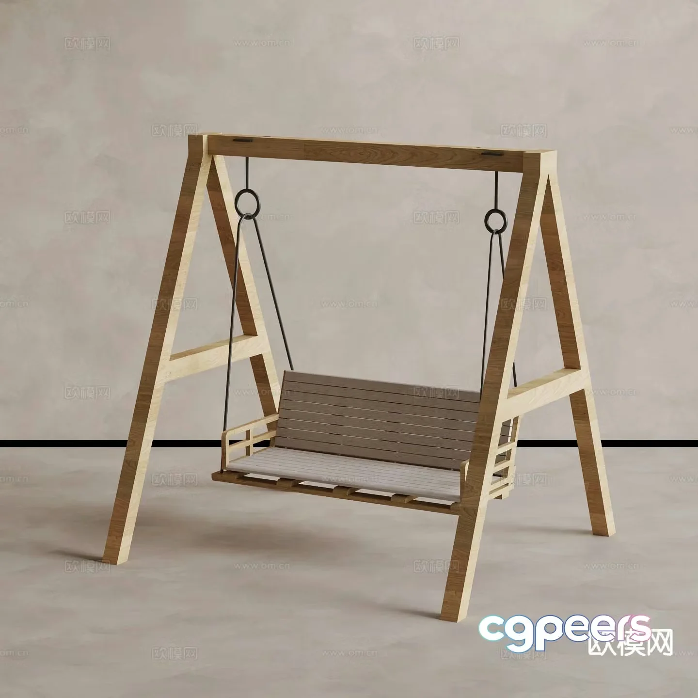 Modern swing chair hanging chair 3d model