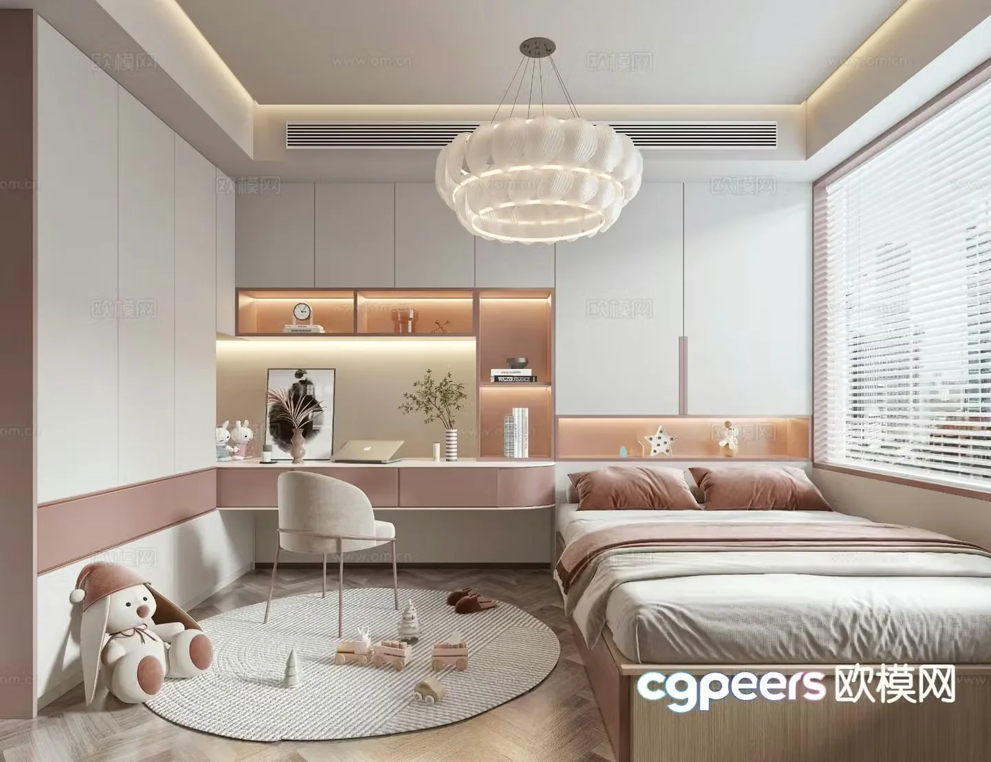 Tatami children’s room girl’s room 3d model