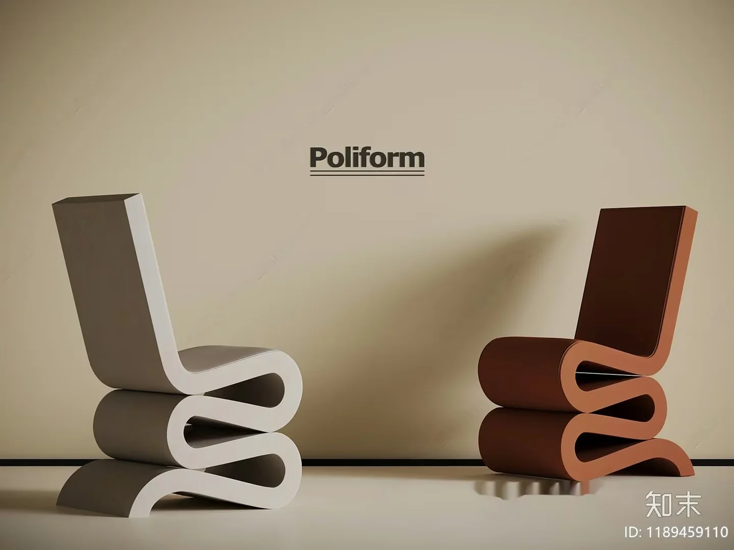 Modern Stylish Chair 3D Model – 16306 – VRAY Render