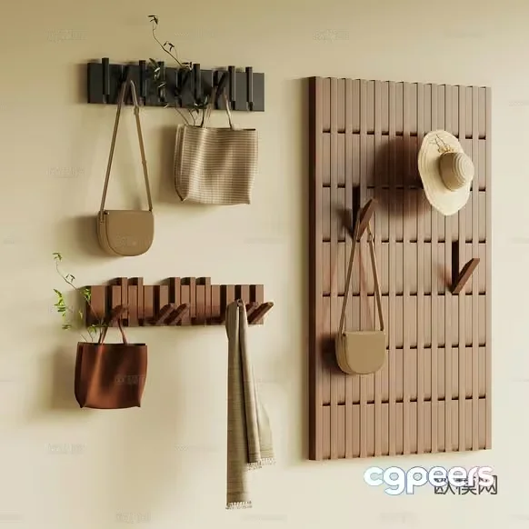 Wall-Mounted Storage Units 3D Model – 6767 – VRAY Render