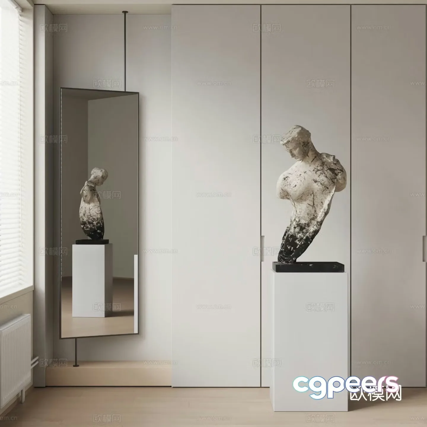 DRIADE figure sculpture 3d model