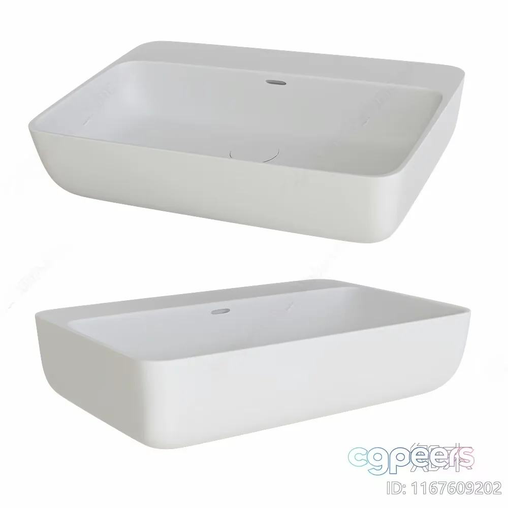 A White Sink 3D Model – 10883 – VRAY Render