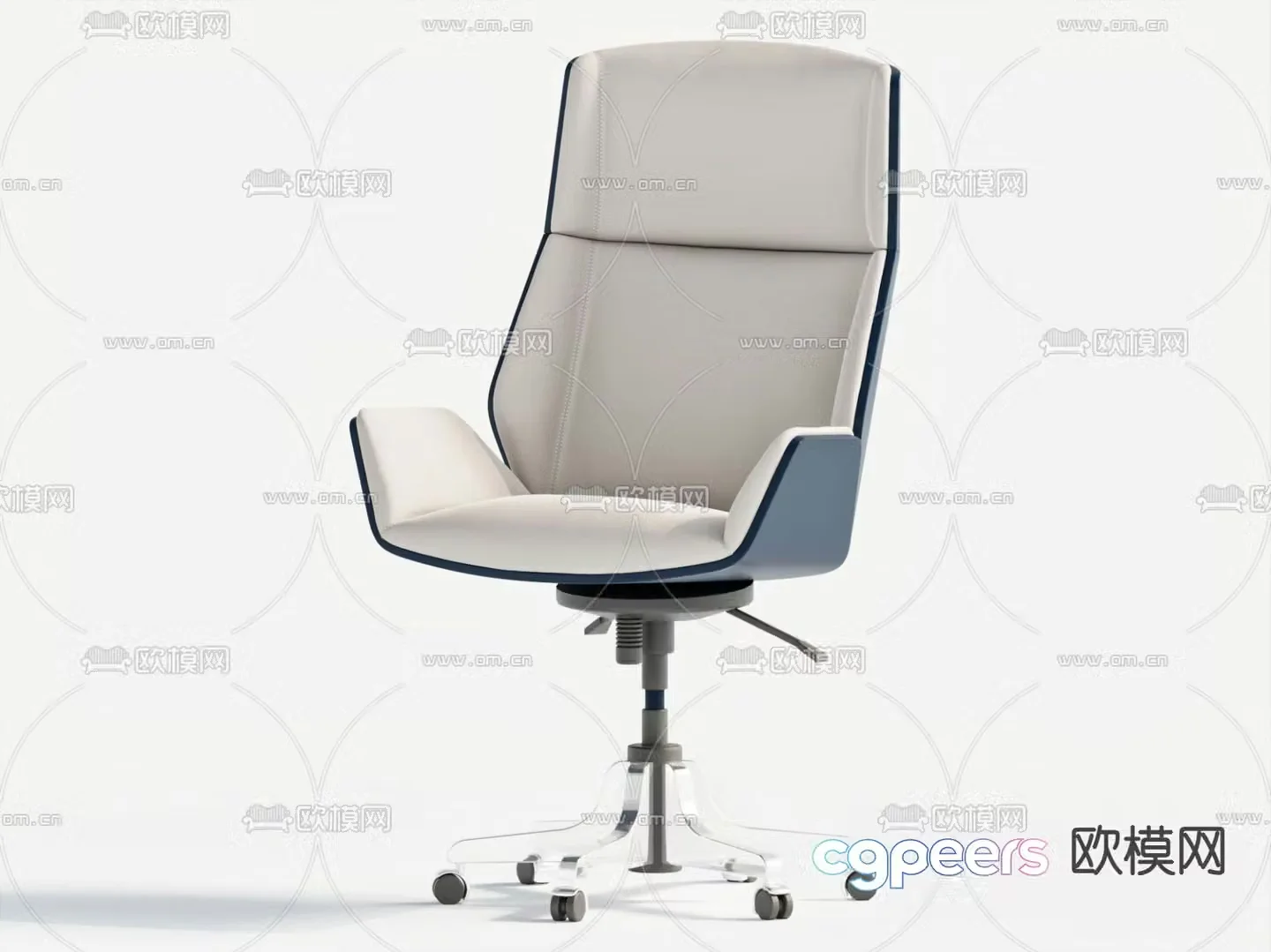 Office chair computer chair ergonomic chair 3d model