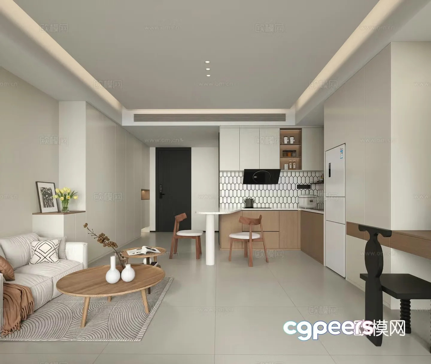 Modern apartment 3d model